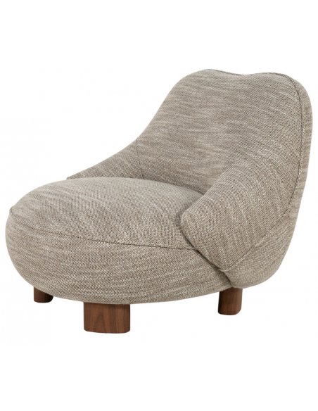 lænestol moderne nordisk design skandinavisk retro gammeldags stof