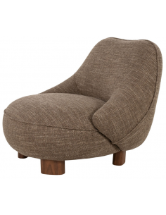 lænestol moderne nordisk design skandinavisk retro gammeldags stof 2