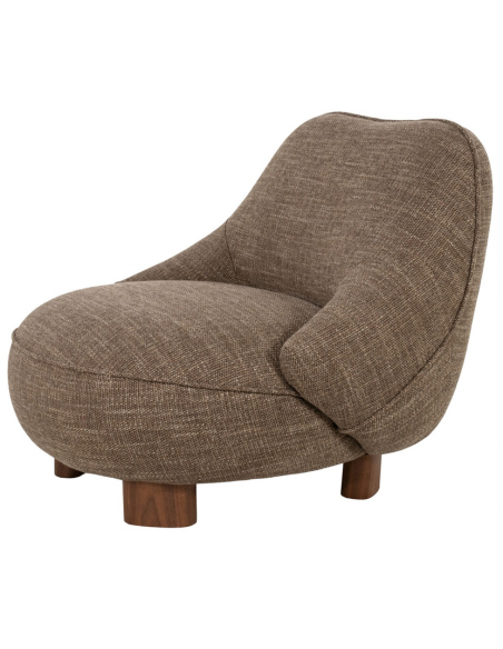 lænestol moderne nordisk design skandinavisk retro gammeldags stof