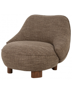 lænestol moderne nordisk design skandinavisk retro gammeldags stof