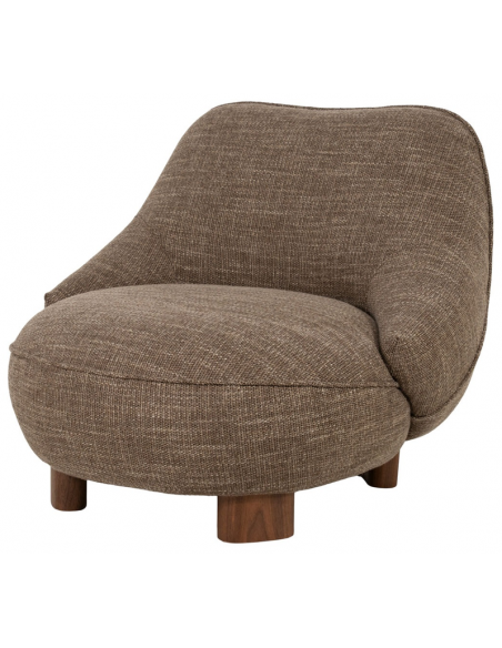 lænestol moderne nordisk design skandinavisk retro gammeldags stof