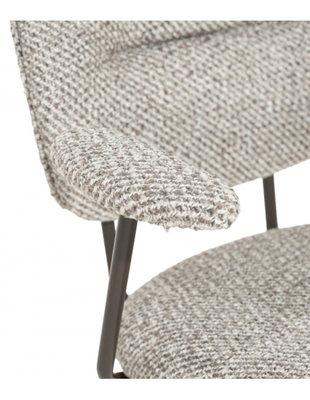 spisebordsstol moderne design stof armlæn