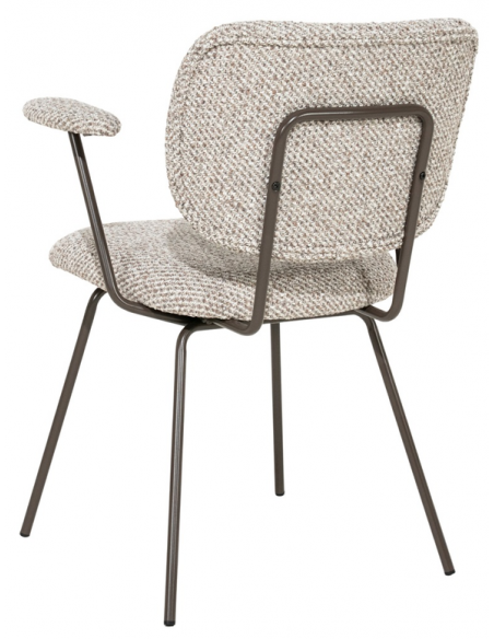 spisebordsstol moderne design stof armlæn