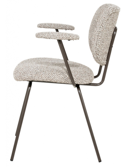 spisebordsstol moderne design stof armlæn