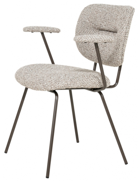 spisebordsstol moderne design stof armlæn