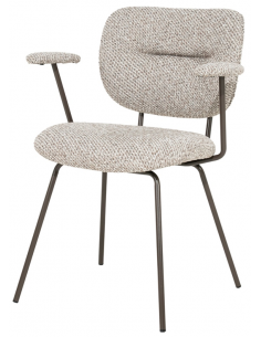 spisebordsstol moderne design stof armlæn