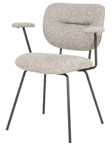 spisebordsstol moderne design stof armlæn