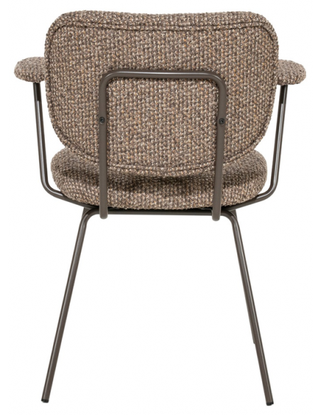 spisebordsstol moderne design stof armlæn