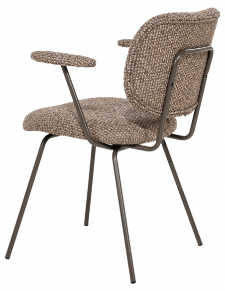 spisebordsstol moderne design stof armlæn