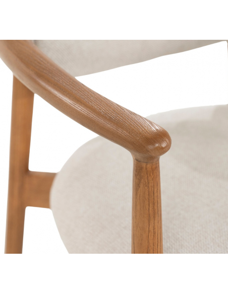 spisebordsstol moderne design stof armlæn