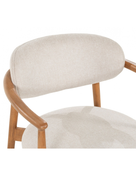 spisebordsstol moderne design stof armlæn
