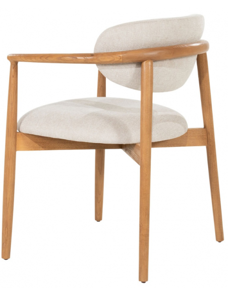 spisebordsstol moderne design stof armlæn