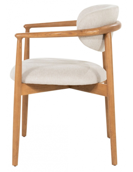 spisebordsstol moderne design stof armlæn