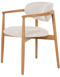 spisebordsstol moderne design stof armlæn 2