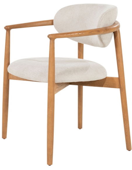 spisebordsstol moderne design stof armlæn