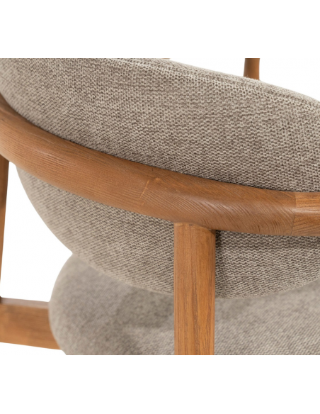 spisebordsstol moderne design stof armlæn