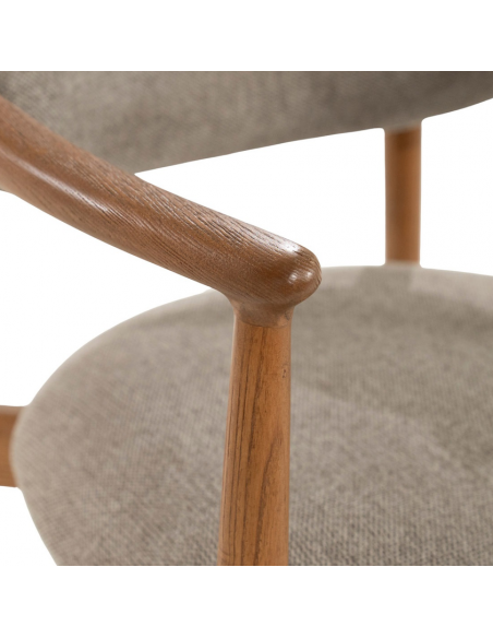 spisebordsstol moderne design stof armlæn