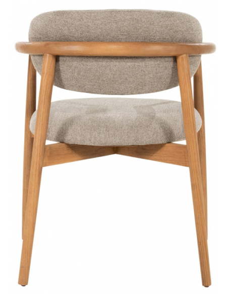 spisebordsstol moderne design stof armlæn