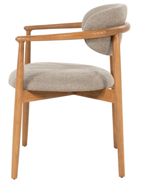 spisebordsstol moderne design stof armlæn