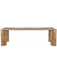 spisebord valnød træ moderne design stort
