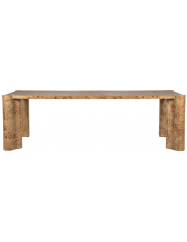 spisebord valnød træ moderne design stort