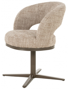 spisebordsstol moderne stof design armlæn 2