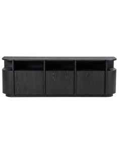 tvbord tv bord fjernsynsbord eg egetræ træ moderne design sort