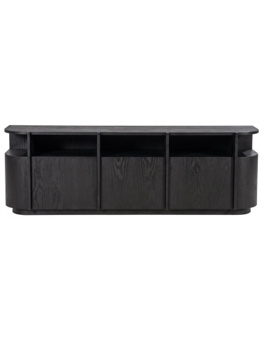 tvbord tv bord fjernsynsbord eg egetræ træ moderne design sort