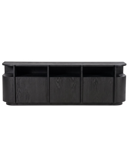 tvbord tv bord fjernsynsbord eg egetræ træ moderne design sort