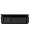 OSLO Tvbord i egetræ og egetræsfinér B182 cm - Sort