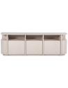OSLO Tvbord i egetræ og egetræsfinér B182 cm - Taupe