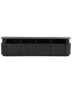 tvbord tv bord fjernsynsbord eg egetræ træ moderne design sort