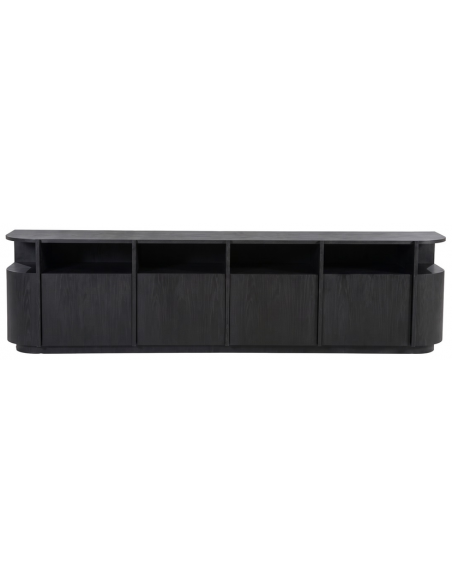 tvbord tv bord fjernsynsbord eg egetræ træ moderne design sort