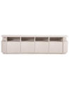 OSLO Tvbord i egetræ og egetræsfinér B230 cm - Taupe