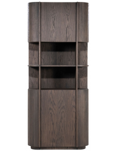 vitrineskab vitrine skab eg egetræ træ moderne design