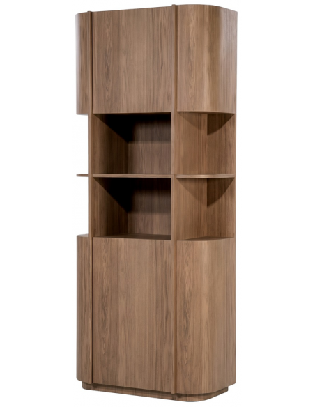 vitrineskab vitrine skab eg egetræ træ moderne design