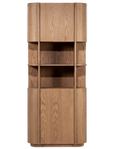 vitrineskab vitrine skab eg egetræ træ moderne design