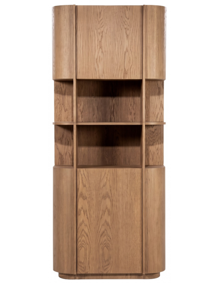 vitrineskab vitrine skab eg egetræ træ moderne design