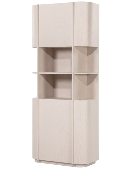 vitrineskab vitrine skab eg egetræ træ moderne design
