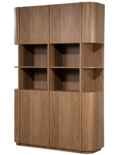 vitrineskab vitrine skab eg egetræ træ moderne design 2