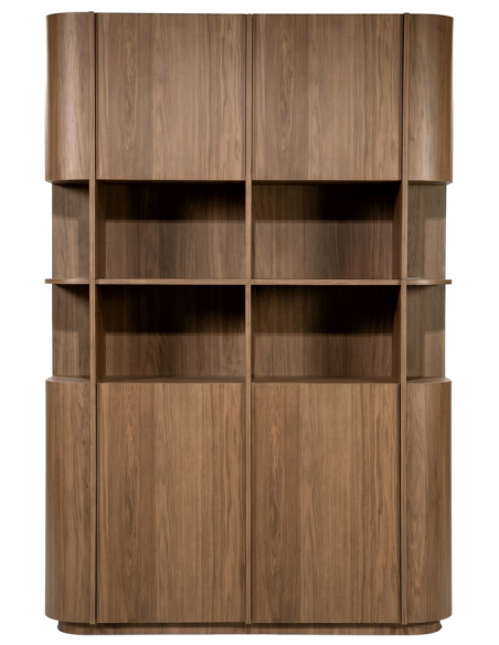 vitrineskab vitrine skab eg egetræ træ moderne design