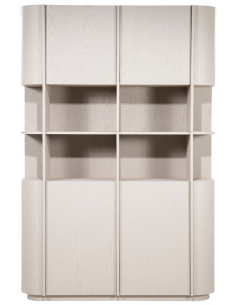 vitrineskab vitrine skab eg egetræ træ moderne design