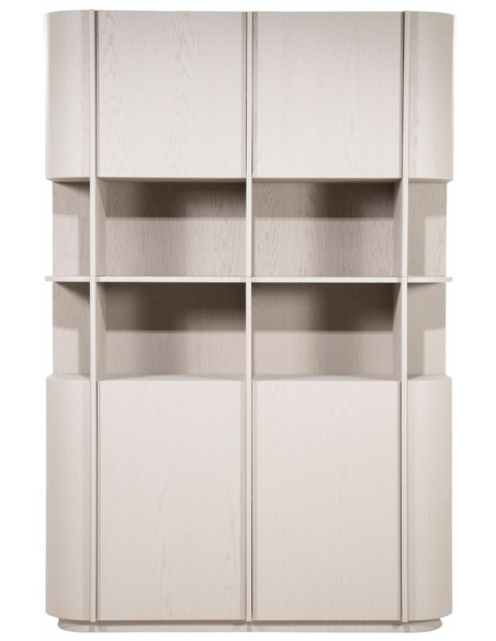 vitrineskab vitrine skab eg egetræ træ moderne design