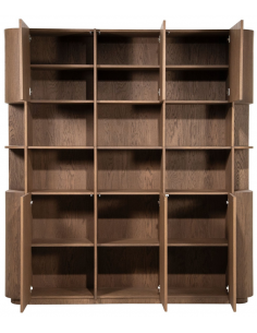 vitrineskab vitrine skab eg egetræ træ moderne design 2