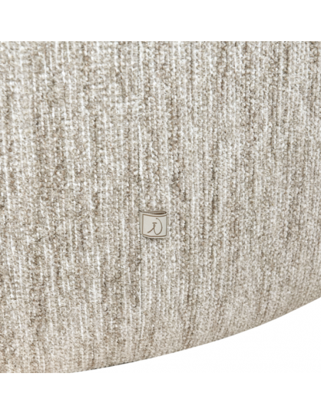 sofa stof moderne design natur beige stor bred flyder luksus hjørnesofa buet