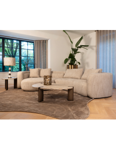 sofa stof moderne design natur beige stor bred flyder luksus hjørnesofa buet 2