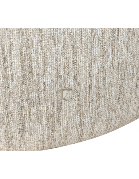 sofa stof moderne design natur beige stor bred flyder luksus hjørnesofa buet
