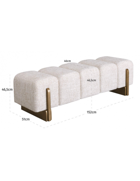 bænk entre garderobe moderne design