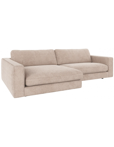 chaiselongsofa i beige stof komfortabel design flydersofa sofa moderne chaiselong modulsofa