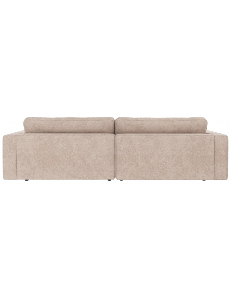 chaiselongsofa i beige stof komfortabel design flydersofa sofa moderne chaiselong modulsofa